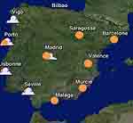 Le soleil brille sur l'Espagne